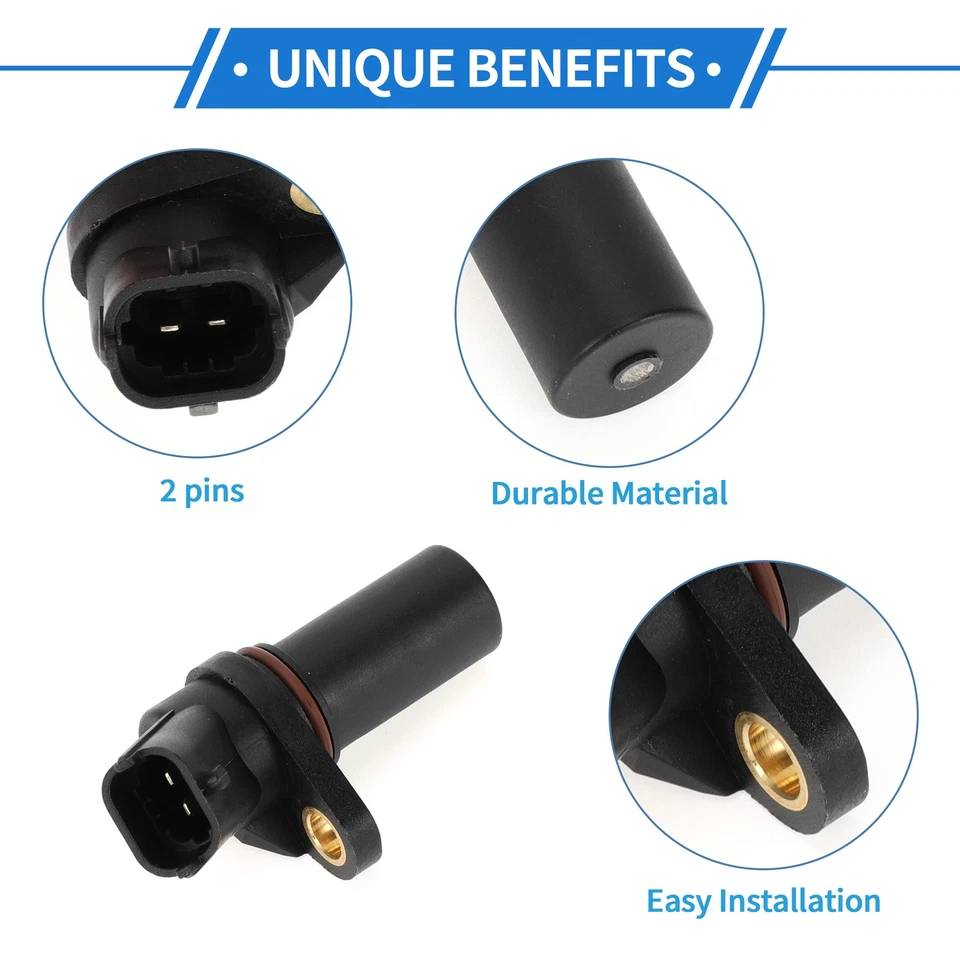 Sensor de posición del cigüeñal para Saturn Vue 3.0L 2002-2003 Nº9198639 1 pieza negro Foto 3 de 4