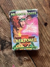 MARVEL Over Power Mutants Unite Card Game Booster Box 55 Cards NEW SEALED NIB