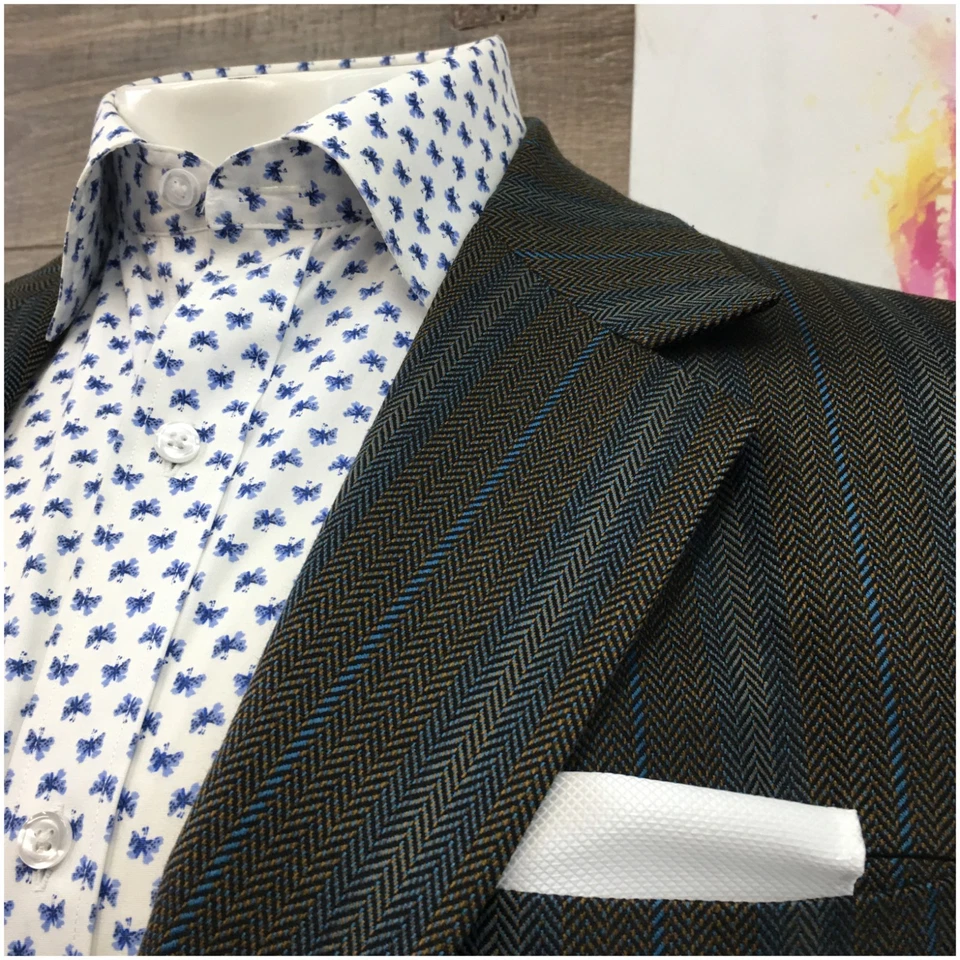 Blazer Abrigo Deportivo Chaqueta Informal DE COLECCIÓN Para Hombre Talla 42R Traje Clásico de Lana Foto 2 de 4