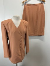 NEW Jones New York 2 Pc Skirt Suit Women  s 12 Jacket Pencil Skirt 90s Career