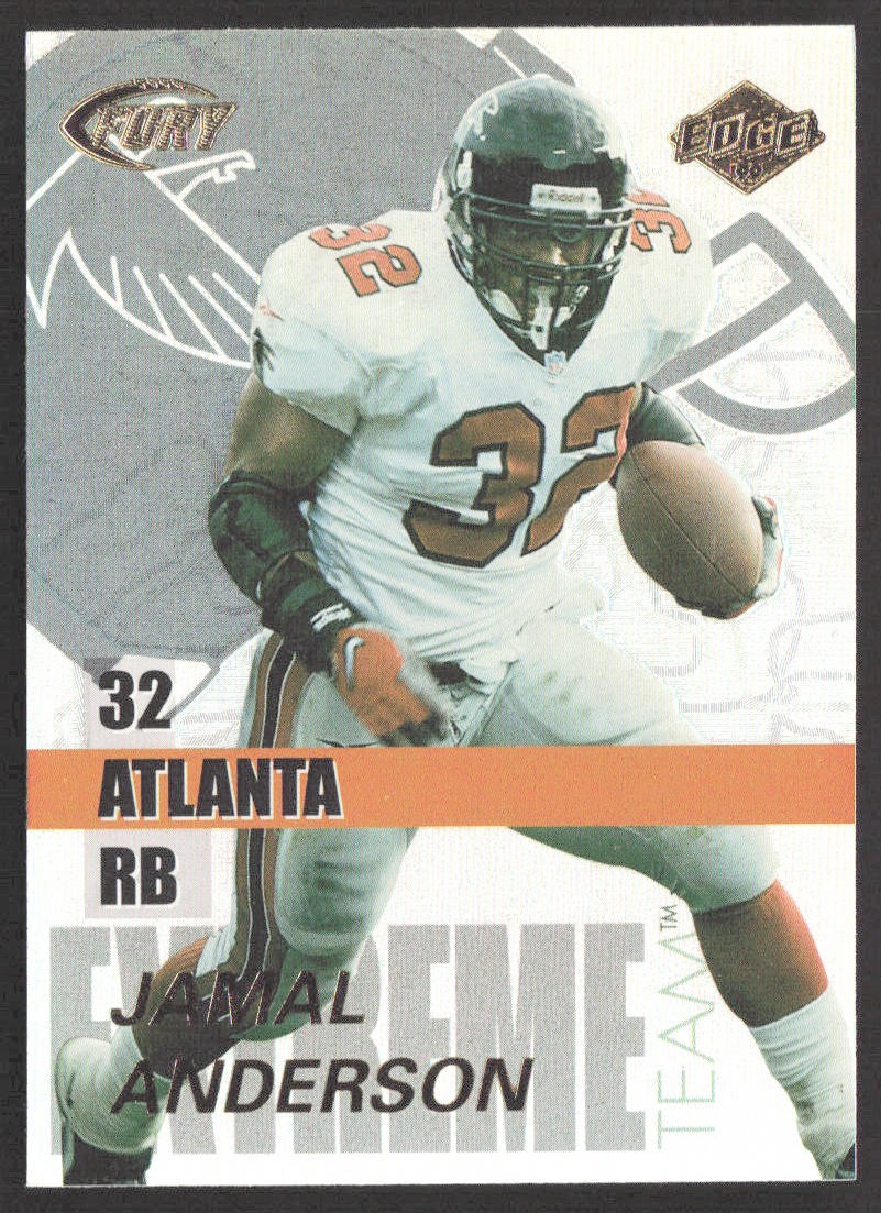 1999 Collector's Edge Fury - Extreme Team Jamal Anderson #E5 for