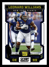 2023 Panini Score Leonard Williams #238 New York Giants Base Set NFL Football