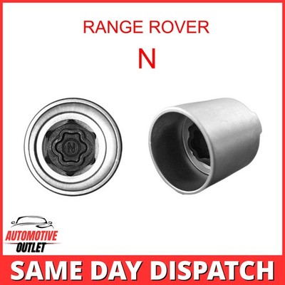 MASTER LOCKING WHEEL SECURITY BOLT KEY LETTER N FOR LAND / RANGE ROVER DISCOVERY