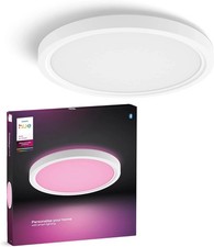 Philips Hue Devote Smart LED Panel Light, White and Color Ambiance, Round 30cm,