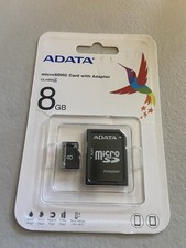 ADATA 8GB microSDHC Card Class 4 Waterproof Shock Proof Magnet X-Ray Proof