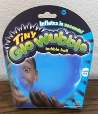 NEW Tiny Glo Wubble Blue Bubble Ball Kids Toy