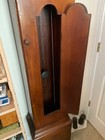 SILAS HOADLEY WOOD WORKS GRANDFATHER CLOCK C 1820 HEART PINE CASE WORKING — photo 5