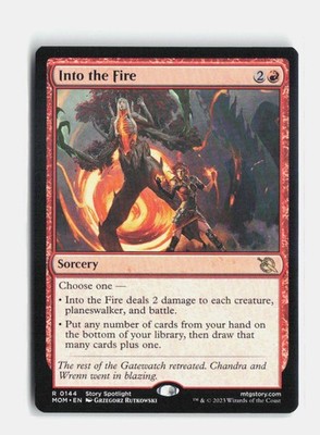 Into the Fire 144 March of the Machine MTG NM