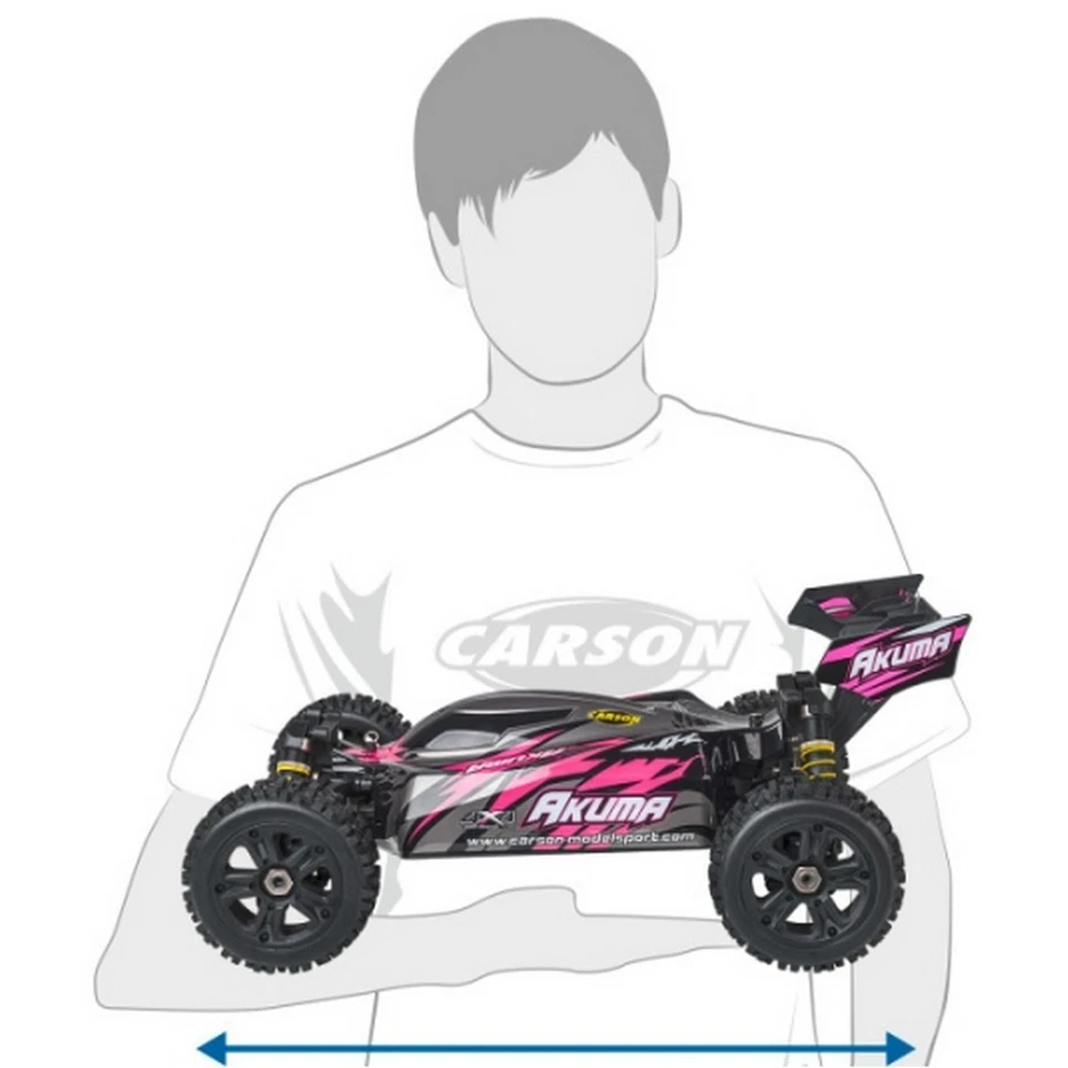 Carson 409083 Akuma Buggy 4WD 100% RTR pink 500409083 Neuheit 2025 - Bild 3 von 3