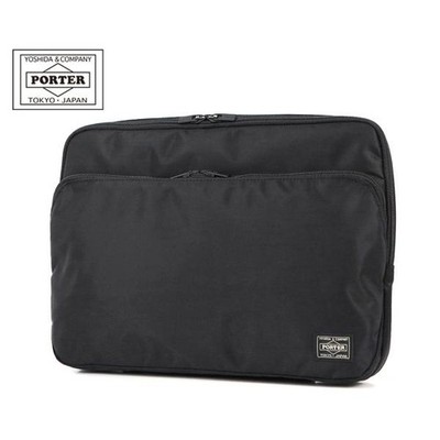 PORTER Yoshida TIME Document Case Black Nylon Twill 655-17876 Made in Japan