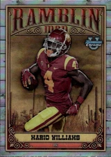 2023 Bowman University Chrome Mario Williams #RM-7 Ramblin' Man USC Trojans 25O