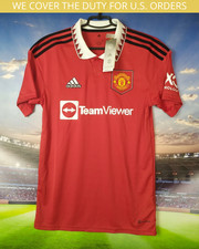 Manchester United Jersey Home Football Shirt Red Adidas Mens Size S
