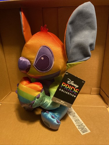 Peluche pupazzo Disney Store Stitch collezione Disney Pride altezza 13,7 pollici - Foto 4 di 8