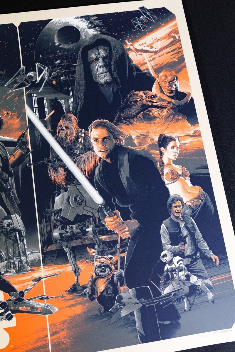 Star Wars Episode IV, V, VI Triptych VARIANT Poster by GABZ - BNG