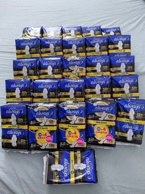 26x Always Ultra Binden Gr.5 Secure Night Extra Big pack Flügel 376 Stück Vorrat