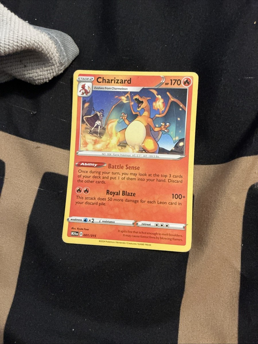 Pokmon Charizard Card Stage 2 HP 170 Pokmon Charizard Card Stage 2 HP 170