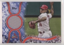 2018 Topps Holiday WalMart Mega Box Relics Carlos Martinez #R-CM 4al