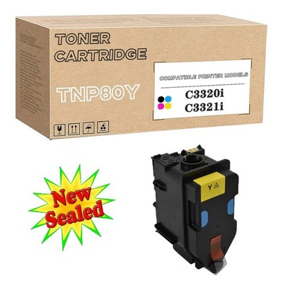 Konica Minolta Compatible TNP-80 Yellow Toner Bizhub C3320i C3321i Cartridge NEW