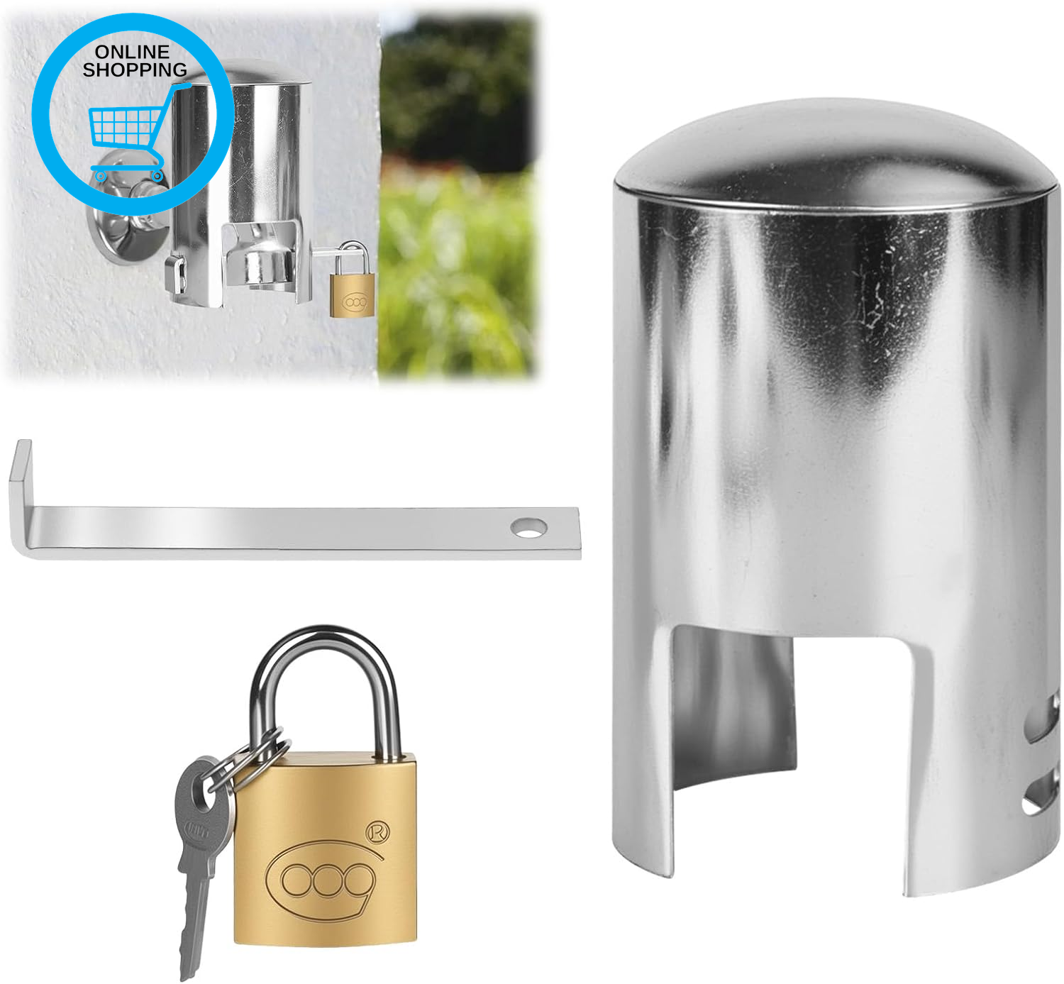 Outdoor Tap Locks, Garden Faucet Lock, anti Theft Taps Lock, outside Taps Lock1,