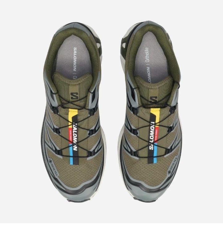 Salomon XT 6 GORE TEX Sneakers Uomo 27cm Olive Night Sedona Sage Come Nuove Mai Usate