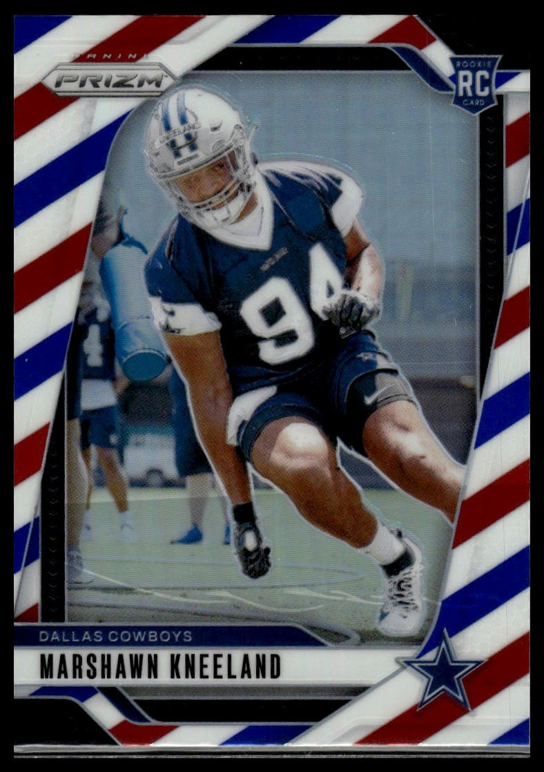 2024 Panini Prizm #373 Marshawn Kneeland Red White and Blue RC RC