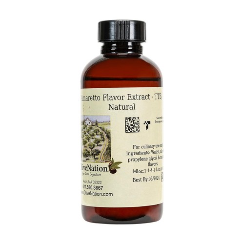OliveNation TTB Amaretto Flavor, Flavor Extract 8 Fl Oz (Pack of 1) - 第 1/3 張圖片