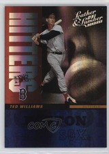2005 Donruss Leather & Lumber Silver Missing Serial Number Ted Williams HOF 3p9