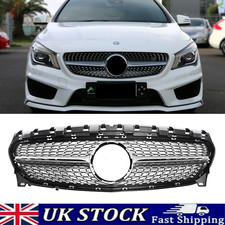 For 2013-2019 Mercedes CLA Class W117 CLA200 CLA45 Front Bumper Grille Chrome