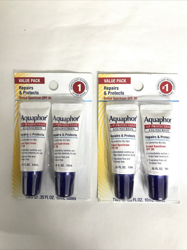 Aquaphor Lip Repair & Protect SPF.30.Doppie confezioni 2-0,35floz 1.tubes - Foto 1 di 4