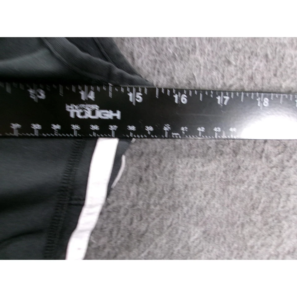 Camiseta sin mangas Adidas para mujer mediana negra deportiva rayas en contraste atletismo retro Foto 3 de 4