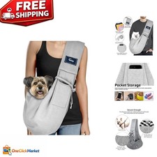 Pet Puppy Dog Mesh Sling Carry Pack Backpack Carrier Travel Tote Shoulder Bag