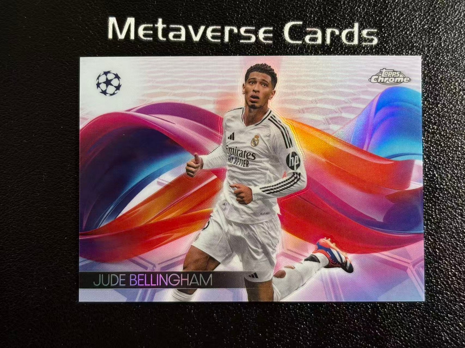 2024-25 Topps Chrome UEFA Insert SSP HELIX Jude Bellingham #H-5 CASE HIT