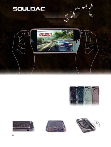 Funda Amplificador Lavoic Apple iPhone 5 5S SoulDAC - Negra por LavoicUSA - Imagen 4 de 4