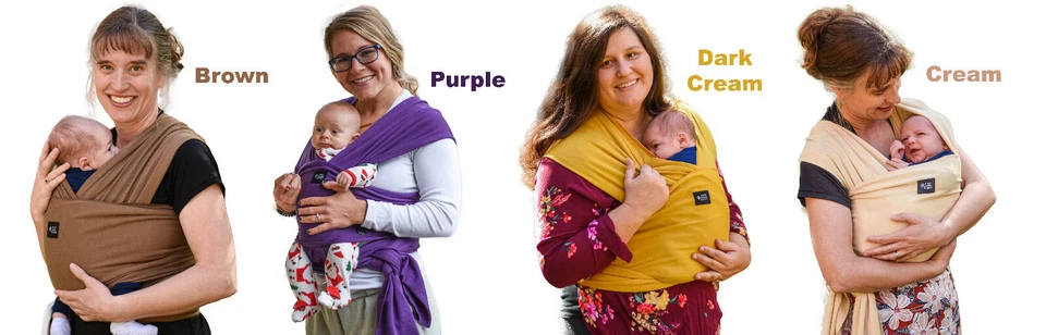 Portabebés Suave, Elástico, Algodón Envoltura para Bebé, Cabestrillo para Bebé, Cubierta de Enfermería Foto 2 de 4