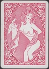 Playing Cards Single Card Old Vintage Wide Artist Drawn RISQUE Pin Up Art GIRLS