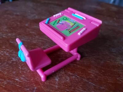 Fisher Price Love Family Dollhouse Doll House Pink Child Desk