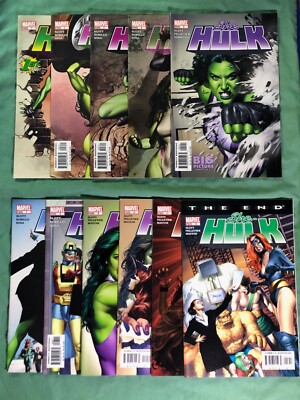 She-Hulk # 1 - 12 Full Set minus # 6 (Vol 1  2004 Marvel) High Grade NM-