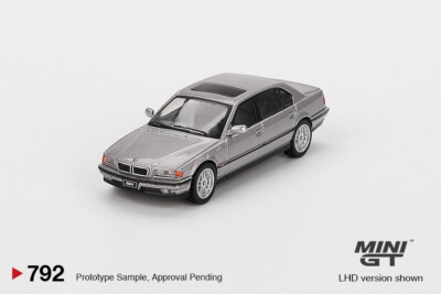 BMW 750iL 模型 シルバー Pre-order) Mini GT#792 1/64 BMW 750IL Aspen Silver Metallic LHD