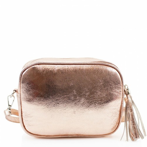 Mujeres Damas Cuero Real Bolso de Mano Borla Cremallera Bandolera Bolso W165 Bolso de Hombro - Imagen 16 de 43