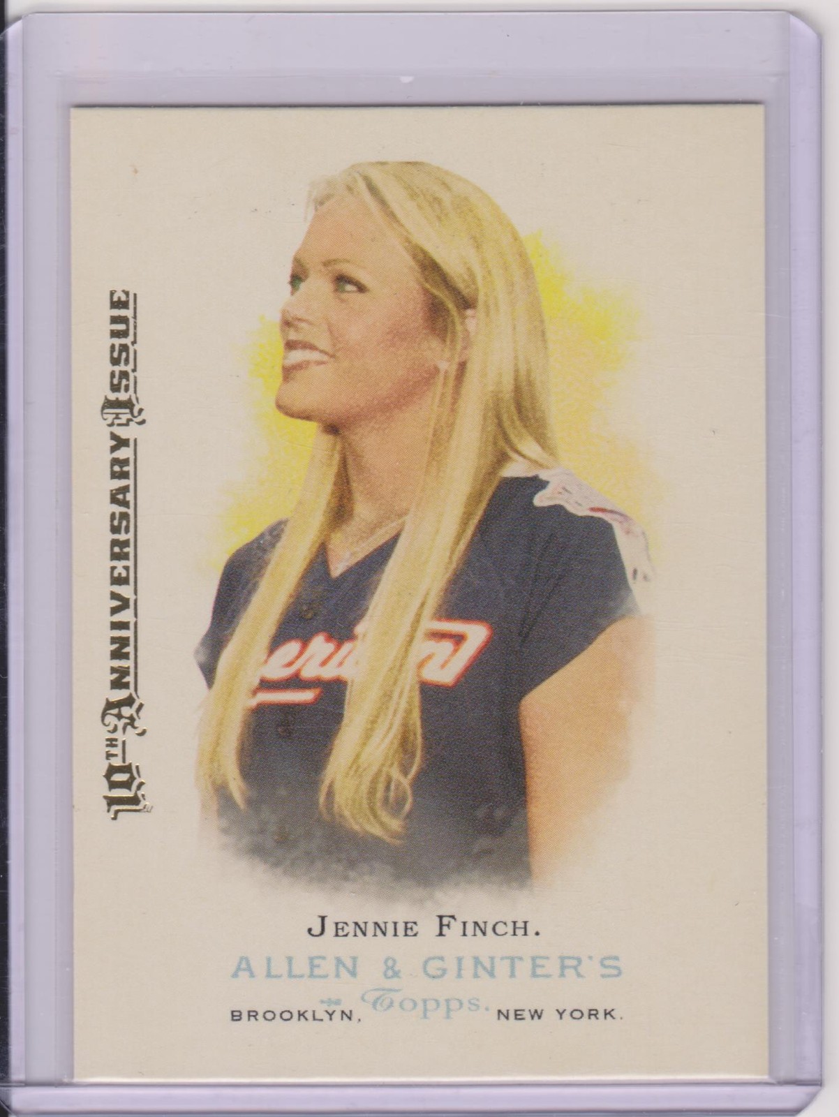 2015 ALLEN & GINTER JENNIE FINCH 10TH ANNIVERSARY 2006 CARD 303