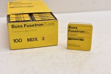 Buss Fusetron Fuses MDX 3 100 Fuses in 20 Cases
