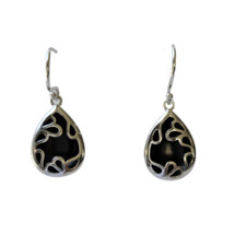 Hollow Teardrop Dangle Earrings