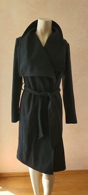 Baker Rosess Ted Baker Schwarzer Mantel Ted Baker Schwarz Mantel