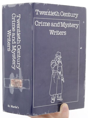 1st EDITION Twentieth Century Crime & Mystery Writers John Reilly 1980 Hardback