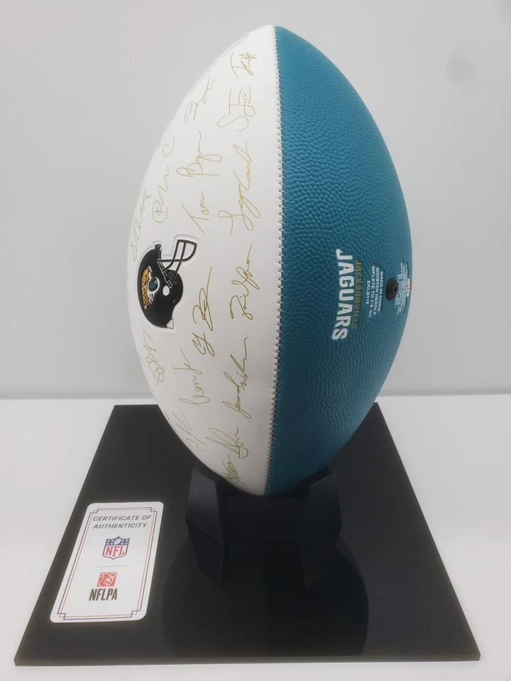 NFL Rawlings Signature Football 2021 con vitrina Jacksonville Jaguars Foto 3 de 4