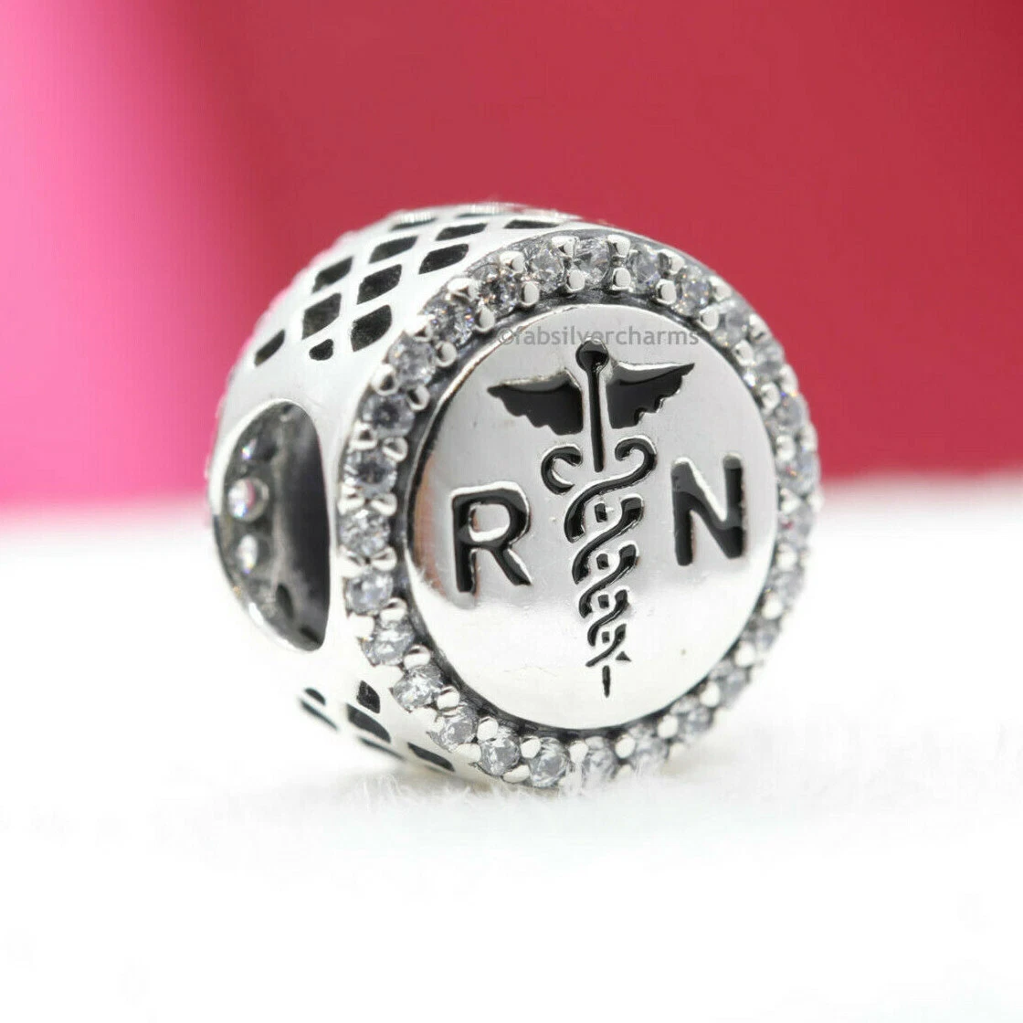 New Authentic Pandora RN Registered Nurse Charm Life Saver eBay