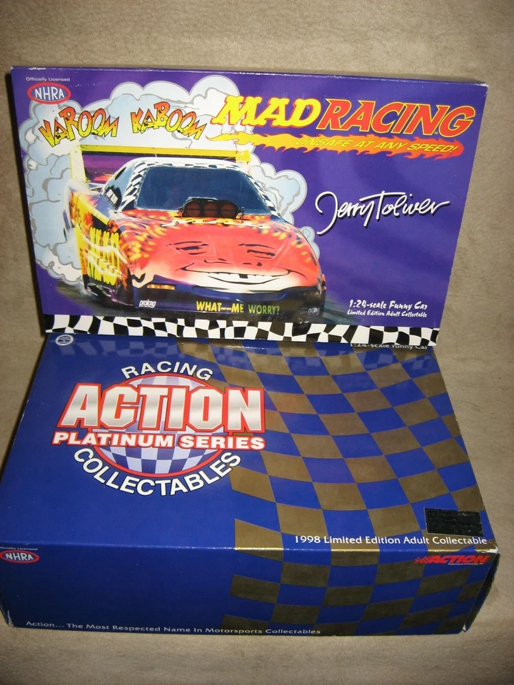 Джерри Толивер Mad журнал Pontiac смешной автомобиль 1998 действие литой 1:24 NHRA новый - Изображение 4 из 4