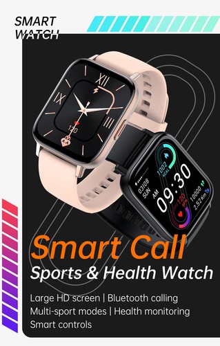 Reloj inteligente deportivo fitness para mujeres reloj de pulsera Bluetooth monitor de sueño - Imagen 2 de 17