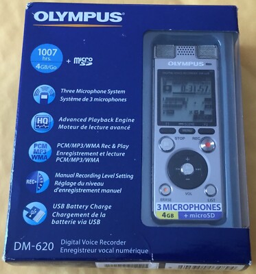Olympus Digital Voice Recorder DM-620, NEW and SEALED