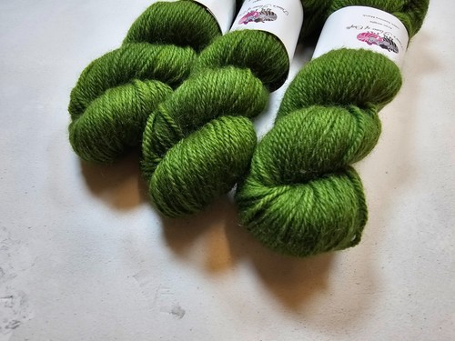 Romney yarn, Aran weight, 100g, MOSS - Picture 2 of 5